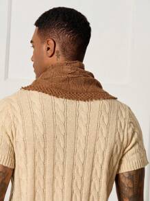 Manfinity CityGents Men's Casual Retro Knitted Triangular Neck Warmer