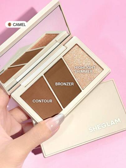 Palette De Maquillage Trio Hero Face-Camel Contour-Poudre Sculptante Multi-Usage à Double Usage Marque Beauté Visage Maquillage CosméTique Pour Femmes Filles Parfait Pour Hiver IdéAl Pour Y2K ÉLéGant Mode Adapté Pour Anniversaire Xmas Cadeau FêTe PrêT Meilleure Couleur