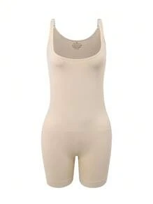 Wedaily 3pcs Women Plus Size Seamless Casual Comfortable Chest Support Waist & Leg Shaping Bodysuit - Multicolor - View 6