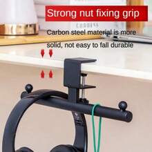 钢制学校背包挂钩,双肩带背包收纳挂钩,多种颜色可选,书桌/办公室配件,无需钻孔,超强承重,返校用品,学生用品,适用于家庭、教室、宿舍、办公室悬挂式架子,返校季节实用挂钩 - 彩色 - 查看 5