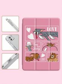 TOM & JERRY X SHEIN 字母和卡通图案粉色可爱便签套 - 彩色 - 查看 6