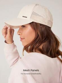 GLOWMODE Lightweight Air Flow Adjustable Back Closure Side Mesh Baseball Cap Daily Casual