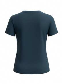 Nike Court Advantage - 女士圆领短袖修身休闲T恤 - 藍色 - 查看 2