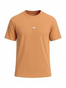New Balance Athletics Remastered Graphic Cotton Jersey Short Sleeve T-Shirt - TOBACCO (217) - 橘色 - 查看 1