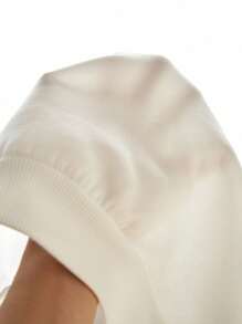 Sparklyn 少女不对称肩部91号星星图案卫衣，秋季