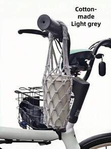 1 Hand-Woven Mesh Bag, Reusable Beverage Carrier, Coffee Cup Stand, Beverage Handbag, Decorative Mesh Bag - Multicolor - View 17