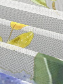 SHEIN MOD Plus Size Women's Bell Sleeve Contrast Wavy Hem Romantic Graphic Print T-Shirt, Suitable For Summer, Early Fall, Date, Back To School Season ,Crop Top Floral Outfits For Women Women 2 Piece Summer Sets White Shorts Set For Women Flower Tops For Women Floral Top,Suitable For Back To School, Date, Birthday, Early Autumn