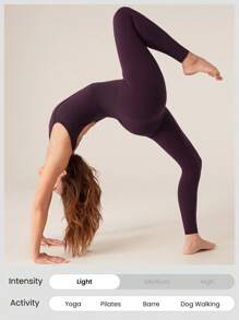 GLOWMODE 25 英寸 FeatherFit™ 收腹健身运动连体衣 夏季优雅女士款 - 櫻桃可樂 - 查看 7