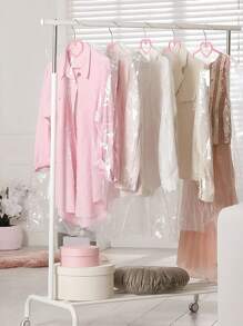 SHEIN 5 pezzi di Hangers a forma di cuore carini con teli a 360 gradi per hook, pesanti e resistenti, per adulti, adatti per giacche, pantaloni, , suit, dress, decorazione armadio