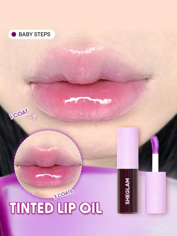 SHEGLAM Jelly Wow Ulei De Buze Colorat-Baby Steps Luciu De Buze Hidratant StrăLucire îNaltă StrăLucire StrăLucitoare Non-Lipicios ÎNgrijire Buzelor Mască Hidratantă Pentru Somn Machiaj Pentru Buze Absolvire Zi De NașTere Vacanță Vară Toamnă Y2K Elegant Modă Femei Machiaj Cosmetice Petrecere Plajă CăLăTorie Camping ÎN Aer Liber ȘCoală Campus Excursie Festivaluri Decor Cadou Cadou Trandafir Fată Cosplay Cel Mai Bun Culoare Farmec Atmosferă