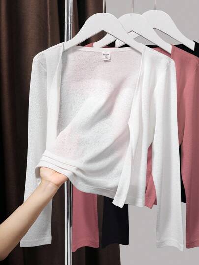 Tween Girls Casual Cardigan, Suitable For Outerwear, Can Be Layered Over Dresses And Jackets Fall Winter