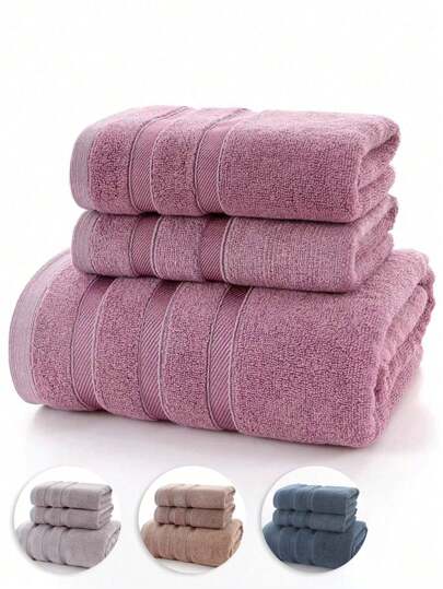 SHEIN 超柔吸水毛巾洗脸沐浴加厚柔软强吸速干成人男女家用洗脸沐浴家居浴室装饰夏季返校美容院家用浴室