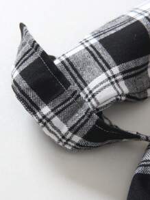 Genkimix Kids 2件套小男孩格子长袖衬衫和宽松洗水牛仔裤套装 - 彩色 - 查看 6