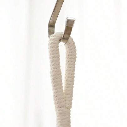 Colgante de plantas bohemio de macramé - Mano Cesta colgante de cuerda de algodón para plantas de interior y exterior, soporte para macetas decorativas para pared del hogar