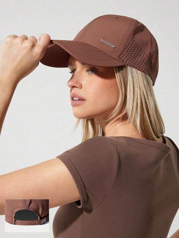 GLOWMODE Lightweight Air Flow Adjustable Back Closure Side Mesh Baseball Cap Daily Casual