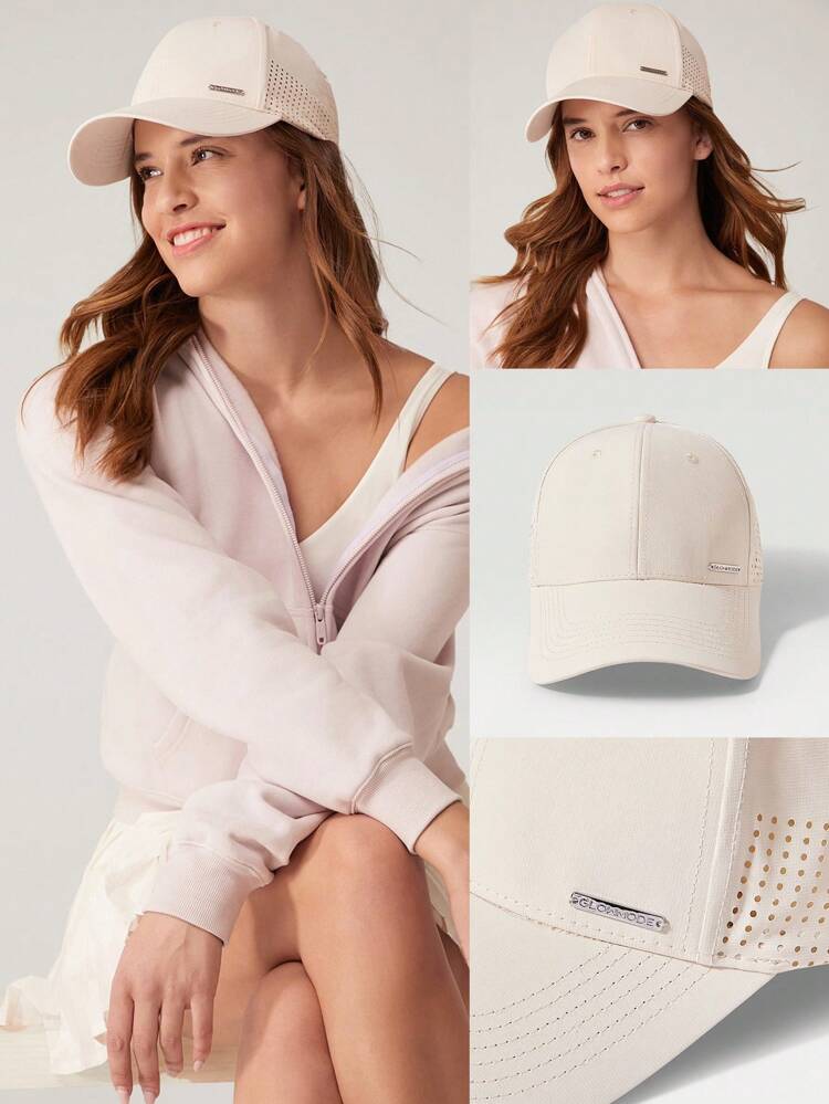 Loose Fit Lightweight Air Flow Adjustable Back Closure Side Mesh Baseball Cap Daily Casual
