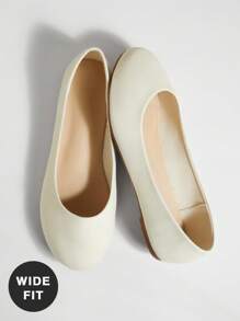 SHUZIA 宽版女式优雅简约芭蕾平底鞋