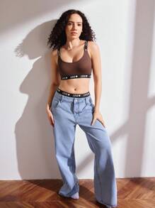 EasyFave Women's Simple Fashion Camisole Bra, Suitable For Summer For Everyday Wear  Casual - Coffee Brown - View 6