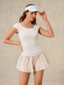 OutZeal Women Cool Touch Buttery Soft Slim-Fit Short Sleeve Sports Tee Tight T-Shirt Workout Tennis Gym Fall