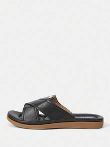 Styleloop 女士平底凉鞋，波西米亚风格，复古美式，波西米亚风，西部音乐节，派对装 - 黑與白 - 查看 2