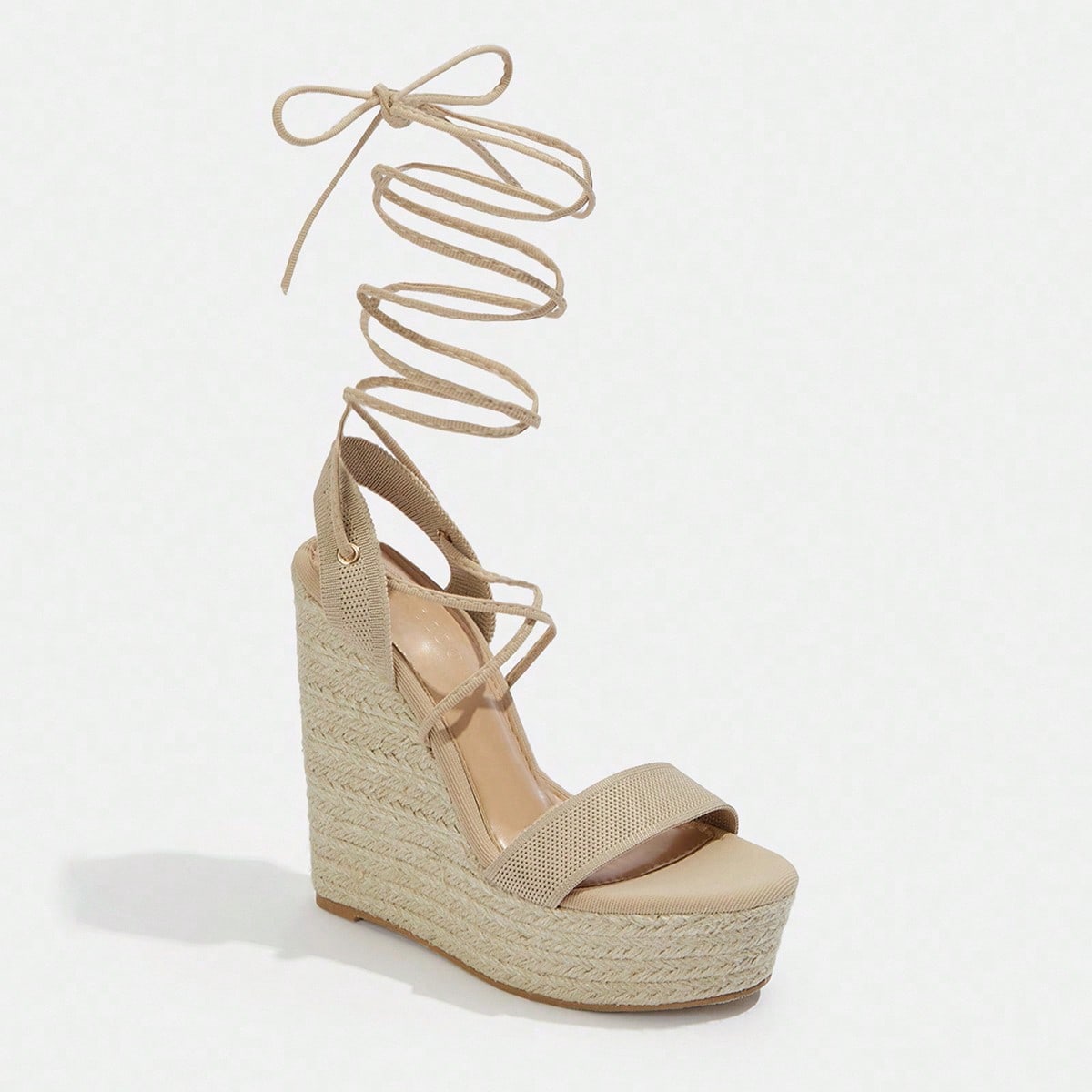 Sandalias de plataforma y cuña de cuerda trenzada para mujer, estilo vacacional BOHO chic, retro, de música country americana, para festivales