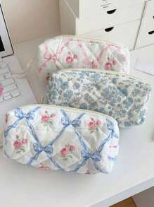 1PC Pencil Bag Pencil Case Pen Holder Coin Pouch Pen Simple Cosmetic Storage Bags Makeup Bag Office Stationery Organizer Pencil And Marker Cases