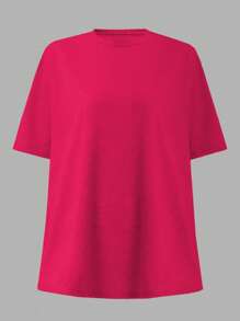 EURMUSE Cotton Oversize Basic 3 PiecesBasic T-Shirt - Multicolor - View 5