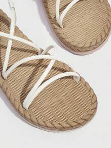 Styleloop Women's Flat Sandals, Bohemian Style Western Music Festival Party Beach Holiday Wear