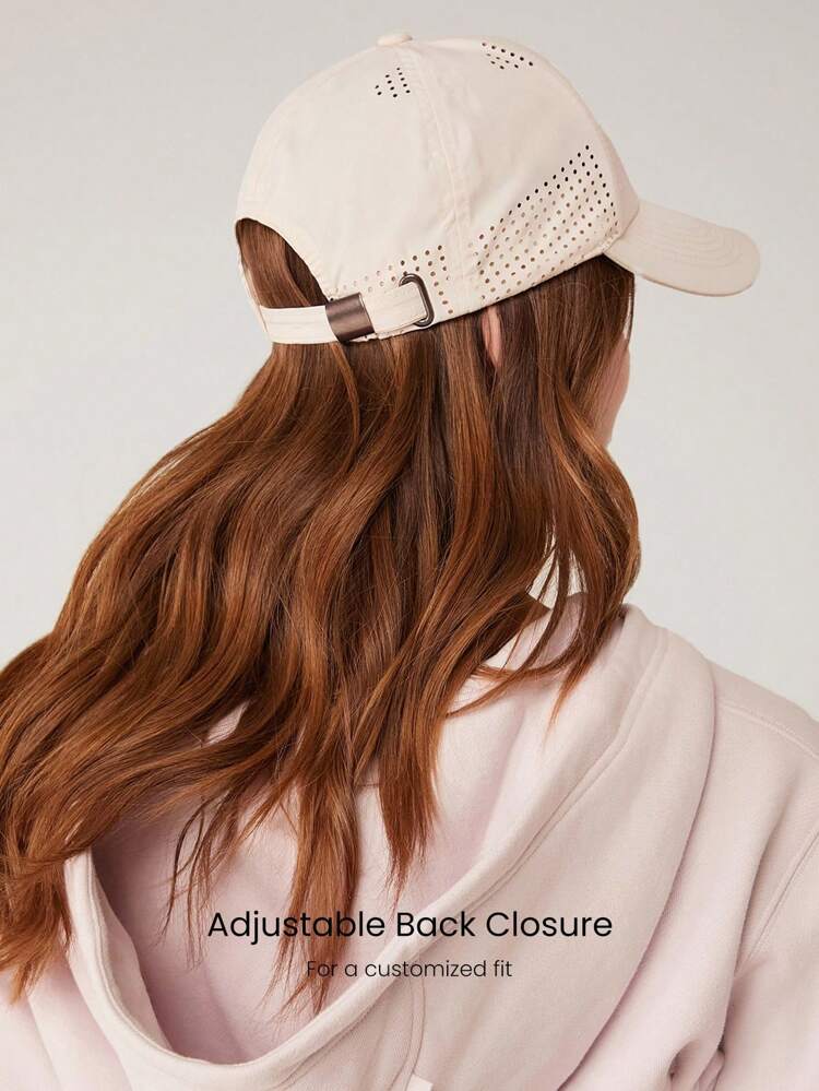 Loose Fit Lightweight Air Flow Adjustable Back Closure Side Mesh Baseball Cap Daily Casual