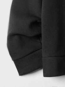 EURMUSE Bộ 2 quần nỉ lót nhiệt in khẩu hiệu dành cho nam và bộ đồ thể thao thường ngày - Màu xám đen - Xem 7