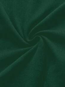 Sweetra Váy ngắn mùa hè không tay ôm sát màu trơn cho nữ - Màu xanh lá cây đậm - Xem 3