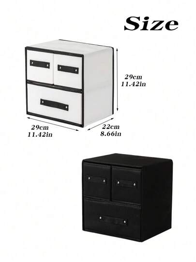 1pc Wardrobe And Underwear Storage Box, Drawer Style Fabric Sorting Box, Covered Compartment For Socks, Underwear, Underwear Storage Artifact, Dormitory Multi-Layer Storage Box, Multifunctional Desktop Storage Box