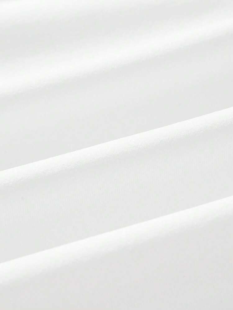 SHEIN Maija 여성 화이트 홀로우 아웃 디자인 드레스, 다재다능한 도시 캐주얼 모던 패션, 편안하고 잘 맞는 전면 분할 커팅 미니멀리스트 라운드 넥 민소매 비즈니스/사무실 의상, 저키 우아한 도시 통근 스타일, 매거진 편집장 추천, 소셜 이벤트 및 휴가용