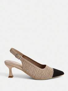 Ressula Women's Fashion Apricot Comfortable High Heel Pumps - Apricot - View 3