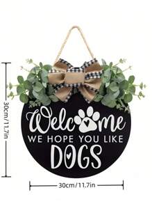 SHEIN 1PC WPC Paw Letter Wall Hanging Stylish Door Decor For Home Room Wall Perfect Gift For Birthday Graduation - Multicolor - View 3