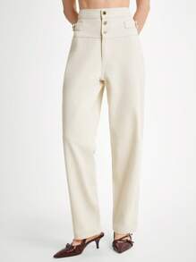 Daynim Women's Casual High Waist Plain Simple Fashion Jeans Wide Leg Jeans Flared Jeans Women Jeans Bell Bottom Jeans High Waisted Jeans