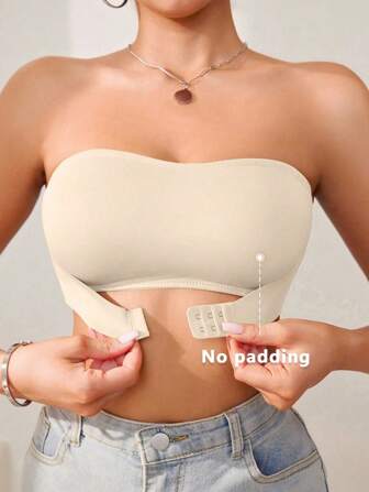 1 件女式前扣式支撑无钢圈文胸，单件包装