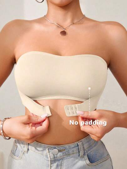 NudeFit 1 قطعة حمالة صدر لاسلكية داعمة مع إغلاق أمامي للنساء، عبوة فردية