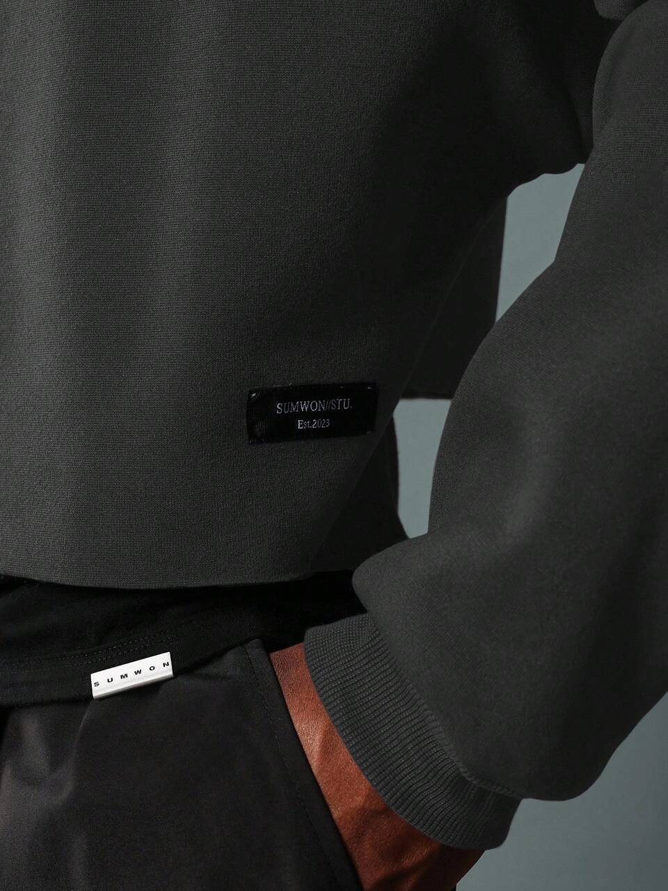 Bluza męska oversize z szerokim rękawem