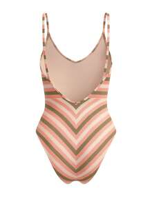 Roxy Đồ bơi thường ngày in họa tiết sọc cho nữ - Nhiều màu - Xem 5