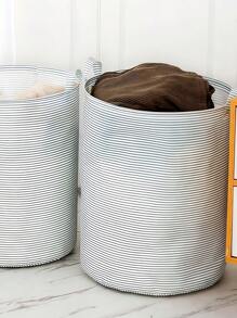 1个大号防水洗衣篮，升级涂层可折叠设计，大容量收纳空间，可存放衣物、玩具、杂物，多功能收纳篮，适用于浴室、卧室、宿舍洗衣房