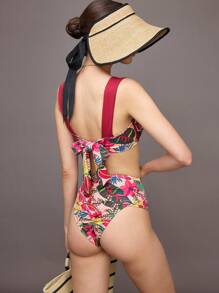 Activina Women Tropical Print Sports Bikini Set