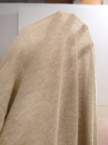 优雅女士背心式不对称下摆羊绒大衣 秋季女装 秋季女装 - 棕色 - 查看 8