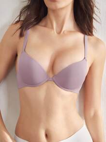 Ocili Áo ngực có gọng thoải mái phong cách tối giản với cúp dày dành cho ngực nhỏ, nâng và định hình hiệu quả - Màu Lilac Tím - Xem 5