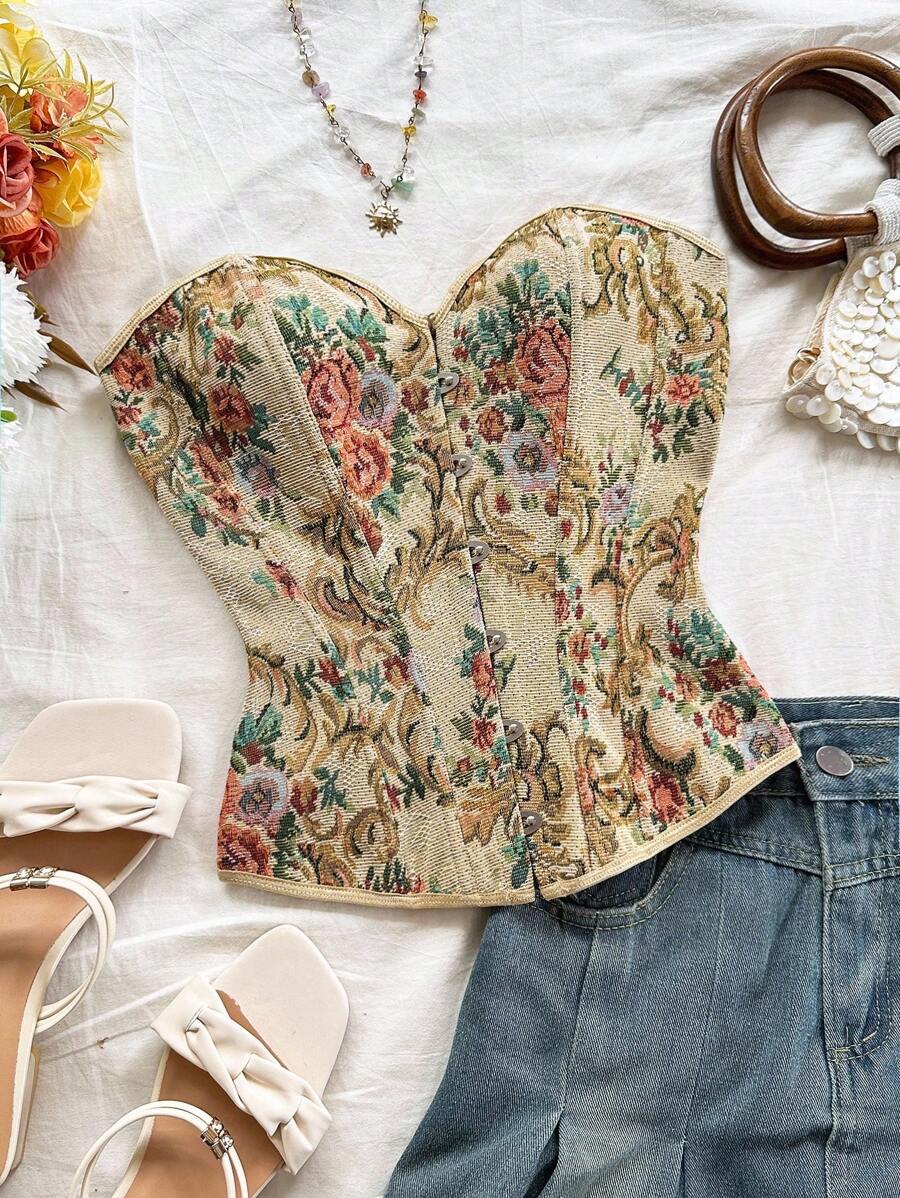 Soleia 女士休闲度假西部海滩婚礼宾客服装、毕业早午餐、圣帕特里克节、春假、复活节、音乐节、优雅波西米亚热带复古露肩露背背心、慕尼黑啤酒节