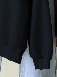 Lalippa Áo nỉ cổ bẻ thêu hình ngôi sao, thường ngày cho mùa thu/đông - Nhiều màu - Xem 3