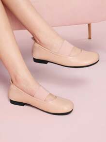 CUCCOO DOLLMOD Women's Fashion Pink Flat Loafers - Pink - View 1