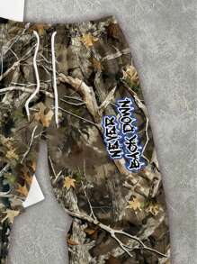 Manfinity ZONE917 2 件男士宽松短袖 T 恤和抽绳裤套装