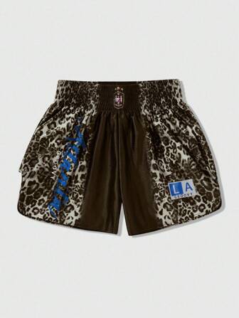 Street Life Pantalones cortos deportivos de boxeo para hombres, adecuados para uso diario, primavera/verano