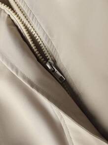 LYSMO 大码三合一户外防风外套，带可拆卸保暖内衬，收腰设计，休闲风格女式防水夹克，女士三合一外套，功能性休闲夹克，秋冬季 - 米色 - 查看 14